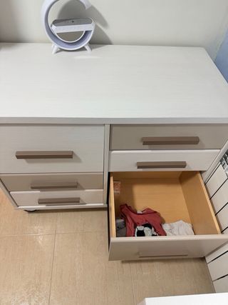 Cómoda gran capacidadjuvenil 6 cajones 103x83x54cm