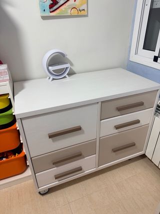 Cómoda gran capacidadjuvenil 6 cajones 103x83x54cm