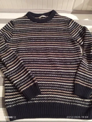 Jersey punto rayas MANGO