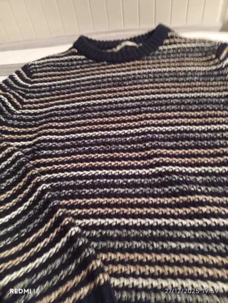 Jersey punto rayas MANGO