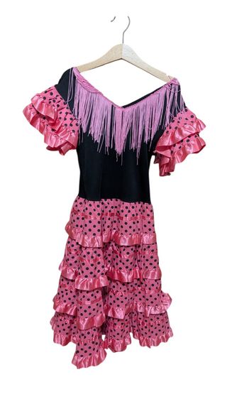 Vestido Flamenca Niña 5-6 Años
