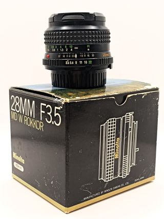 Obiettivo Minolta MD W.Rokkor 28mm F3.5