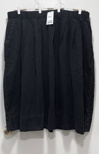 Falda tejana negro lavado Talla Grande  52 grande