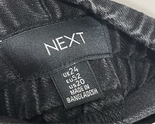 Falda tejana negro lavado Talla Grande  52 grande