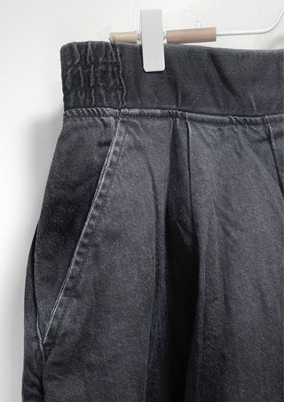 Falda tejana negro lavado Talla Grande  52 grande