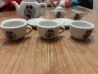 Juego de té porcelana Minnie Mouse