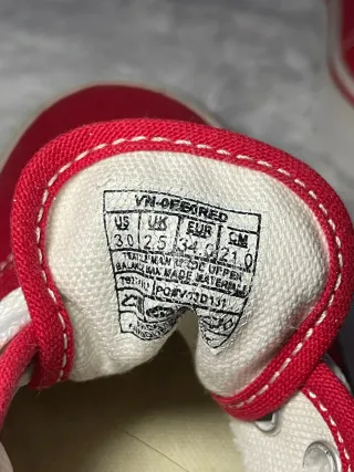 Zapatillas Vans Rojas