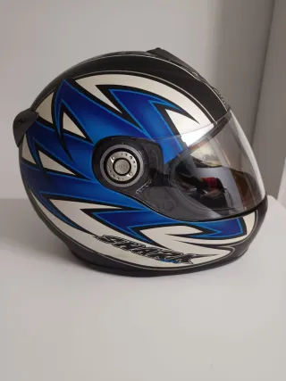 Casco Shark RSF Azul y Blanco. TALLA S