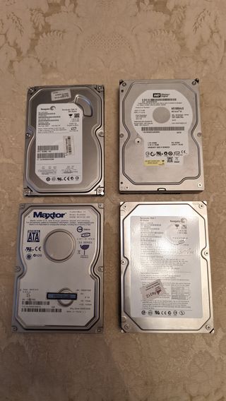 Lote 4 Discos Duros Maxtor, Seagate, WD
