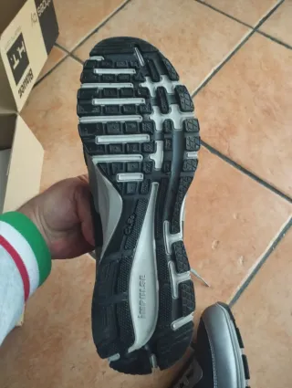 Scarpe Blauer Moto Nuove Nero/Argento