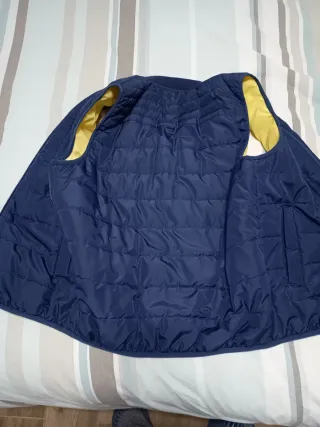 Chaleco acolchado Esfera azul Talla L