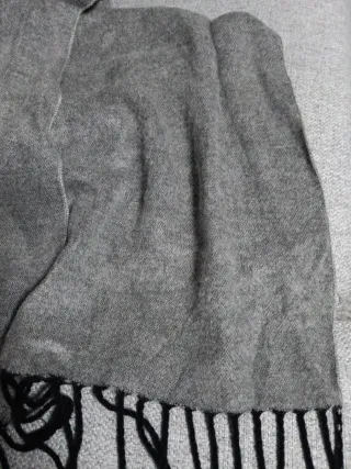 Bufanda Antonio Miro Gris y Negra