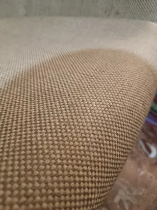 Butaca Sillón Vintage Tela y Metal