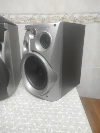 Altavoces Kenwood 100W Negro y Plata
