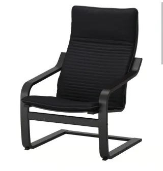 Sillón moderno negro