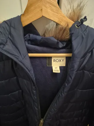 Chaqueta Roxy Plumas Talla M Azul
