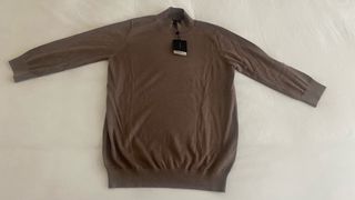 Jersey Massimo Dutti marrón topo Talla XS
