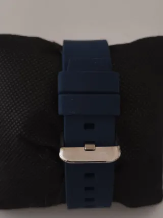 Reloj Marea Azul y Plateado