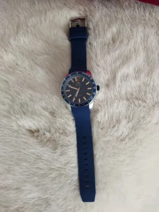 Reloj Marea Azul y Plateado