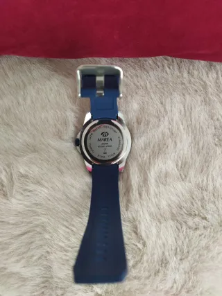 Reloj Marea Azul y Plateado