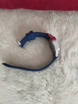 Reloj Marea Azul y Plateado