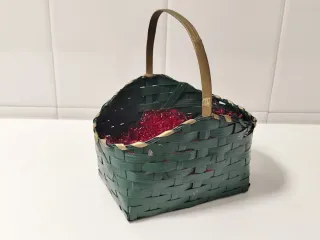 Cesta Decoración 30x20x28 Navidad