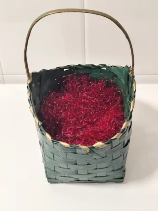 Cesta Decoración 30x20x28 Navidad