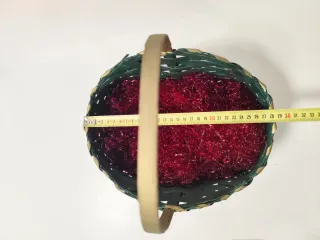 Cesta Decoración 30x20x28 Navidad