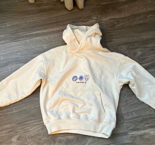 Sudadera Nude Project floral azul y blanco