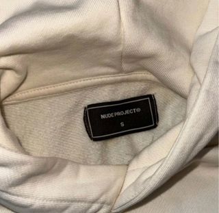 Sudadera Nude Project floral azul y blanco