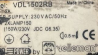 Luz discoteca profesional doble Moonflower Vellema