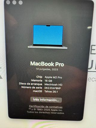 MacBook Pro 14 M2 Pro 2023