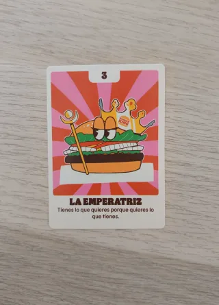 Lote 9 Cartas Tarot IlloJuan x Burger King