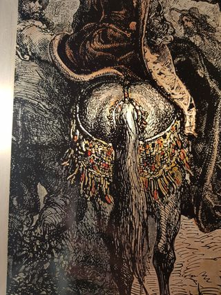 2 Grabados sobre plancha del Quijote de Doré