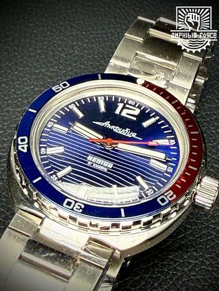 Vostok Amphibia 960759 Neptune Pepsi Nuevo modelo!