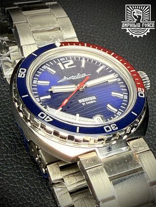 Vostok Amphibia 960759 Neptune Pepsi Nuevo modelo!