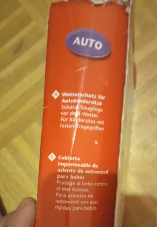 Clippasafe Funda Lluvia Silla Coche Bebé Universal