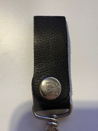Cartera Harley-Davidson Cuero Llavero Cadena