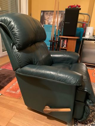 Butaca Relax Mecedora LAZBOY Piel Verde