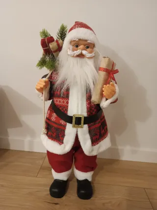 Figura Papá Noel con Regalo