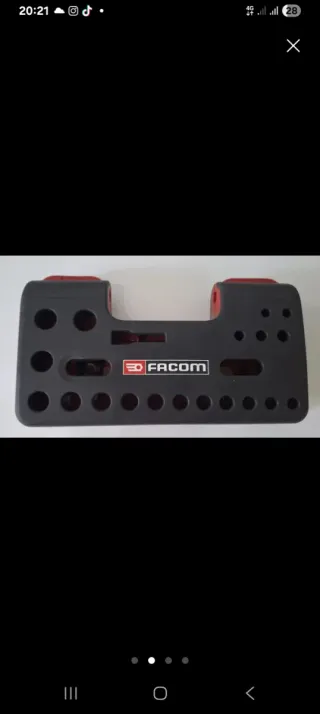 Caja de herramientas Facom roja