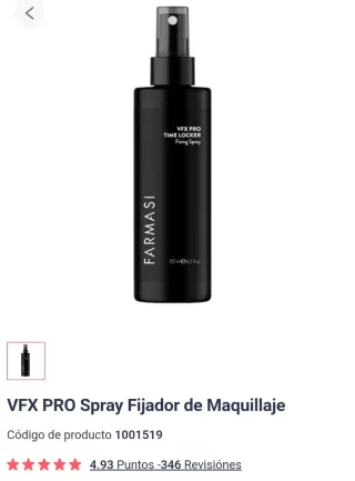 Farmasi VFX PRO Spray Fijador Maquillaje