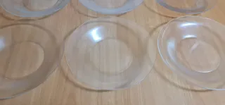 6 Platos Vintage Cristal