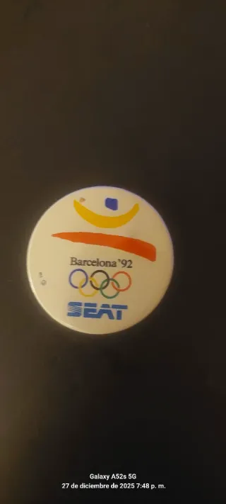 Chapa Barcelona '92 SEAT Olímpica
