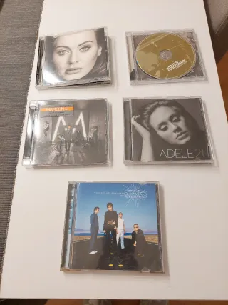 Lote 5 CDs Pop Rock Internacional