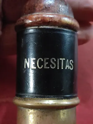 Silbato bronce/latón 19cm