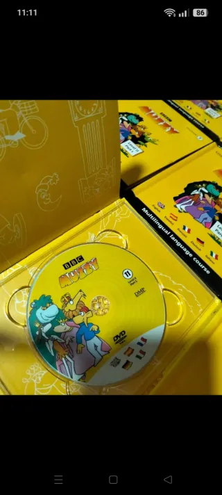 Lote 14 libros BBC Muzzy Multilenguaje + CD