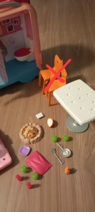 Autocaravana Barbie Juguete Rosa