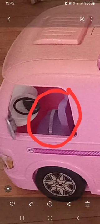 Autocaravana Barbie Juguete Rosa