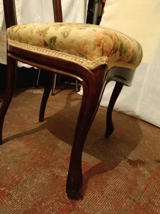 Silla Antigua Estilo Isabelino/Luis Felipe